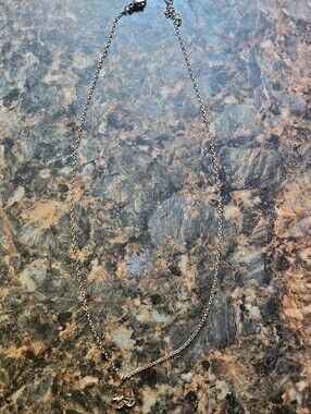 Delicate Silver Four-Leaf Clover Necklace - Women